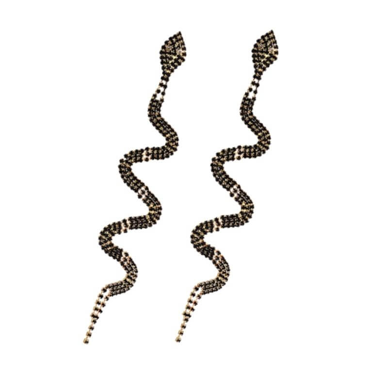 Snake beaded clearance earrings