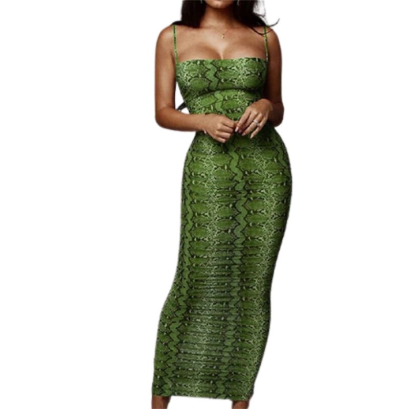Snake Print Dress Minerva