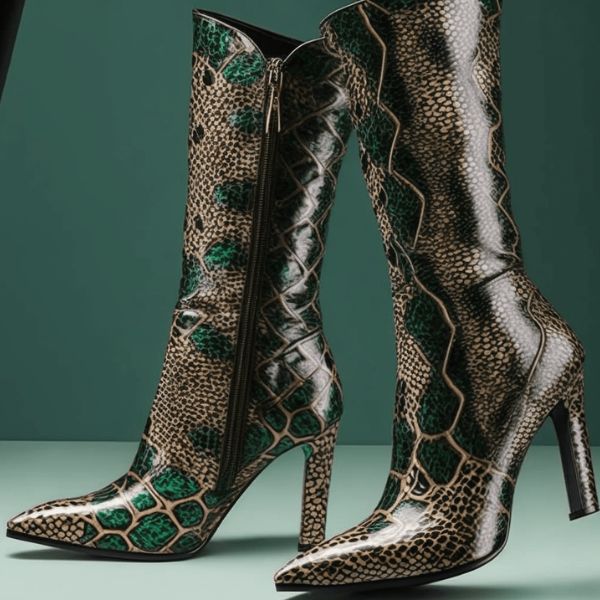 snake-print-boots-woman