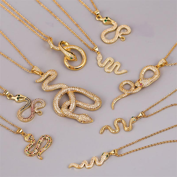 Aphrodite-Snake-Necklace-gold