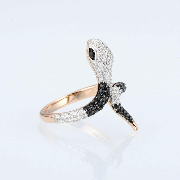 Black-Diamond-Snake-Ring-design