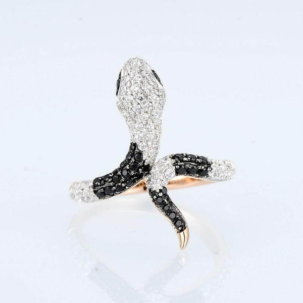 Black-Diamond-Snake-Ring-luxury