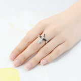 Black-Diamond-Snake-Ring-model