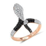 Black-Diamond-Snake-Ring