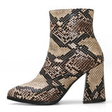 Brown-Snake-Booties-fashion