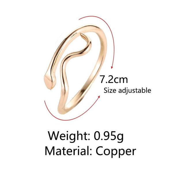 Copper-Snake-Ring-size
