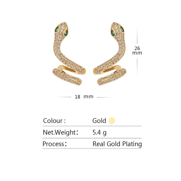Diamond-Snake-Earrings-size