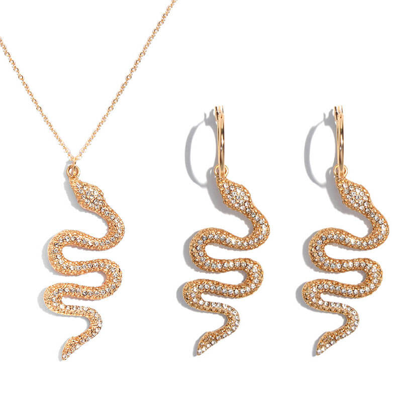 さらに100円引き◆MISCHIEF◆RHOMBUS SNAKE NECKLACE Diamond Snake Necklace | Snake Fashion™
