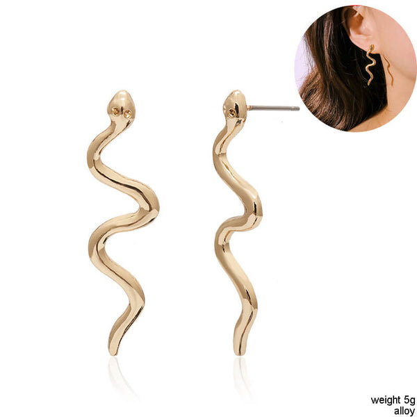 Elegant-Snake-Earrings-woman