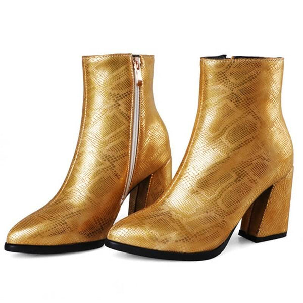 Gold-Snake-Booties