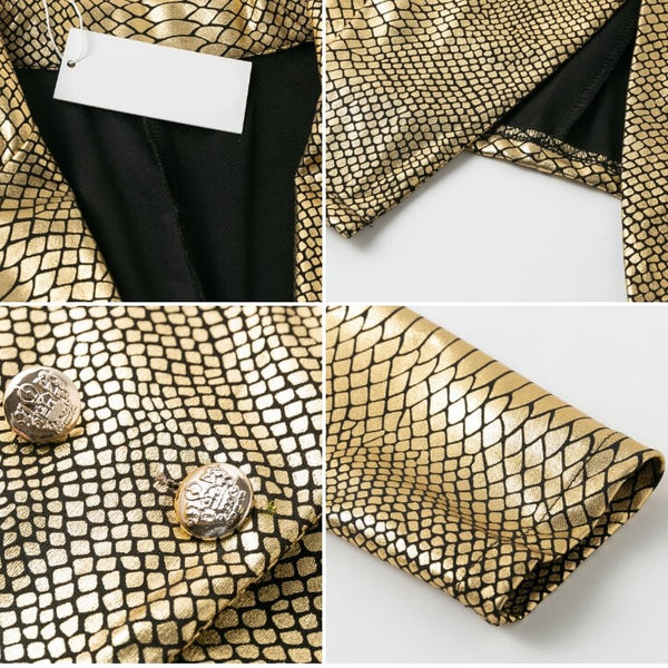 Gold Snake Print Dress | Snake Fashion Gold Snake Print Dress | Snake Fashion