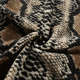 Long-Sleeve-Snake-Print-Bodycon-Dress-fabric