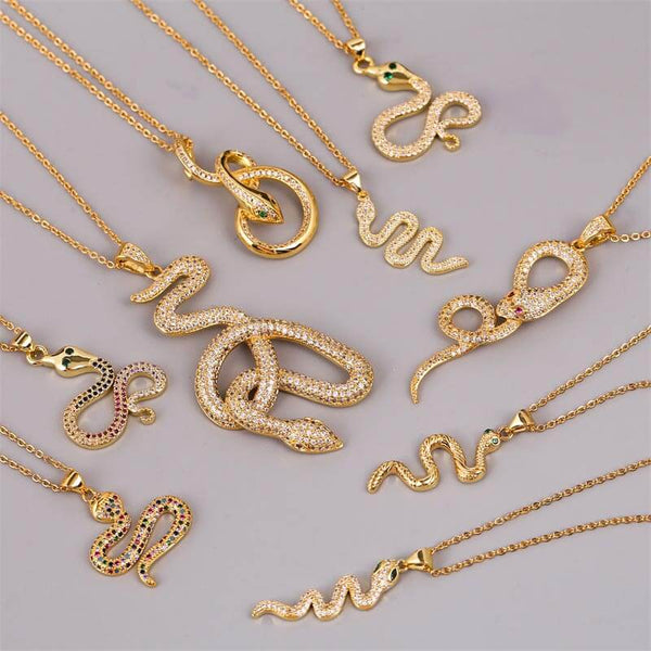 Majectic-Snake-Necklace-gold