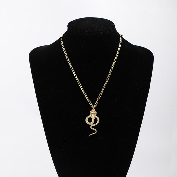 Mens-Snake-Necklace-luxurious