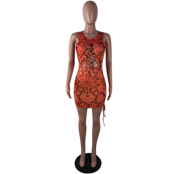 neon pink snake print dress Snake Print Dress Goddess