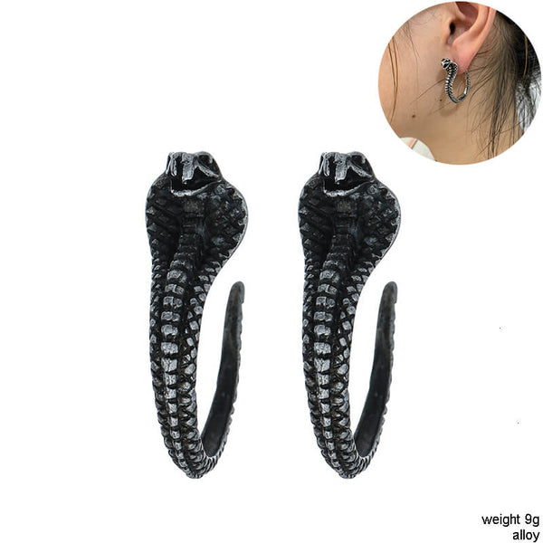Royal-Snake-Earrings-black