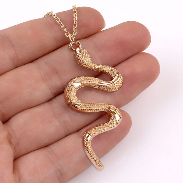 Silver-Snake-Necklace-gold-jewel