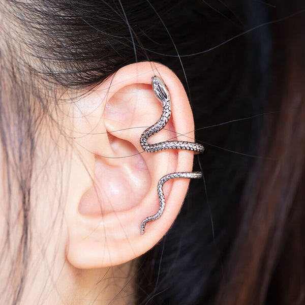 Snake-Cuff-Earrings-model