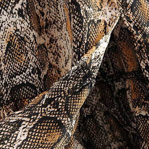 snake dress design SNAKE LACE-UP DRESS
