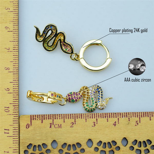Snake-Hoop-Earrings-size