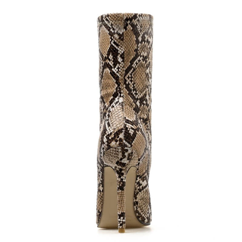 Snake Print Boots Aphrodite | Snake Fashion™