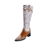 Snake-Print-Boots-Cowgirl