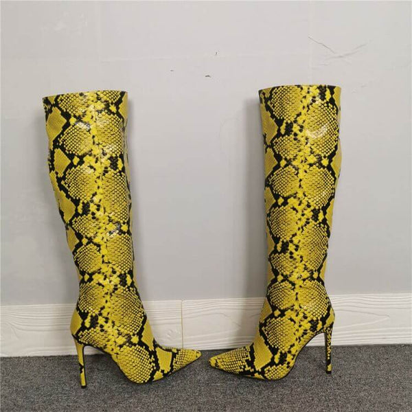 Snake-Print-Boots-Goddess-print