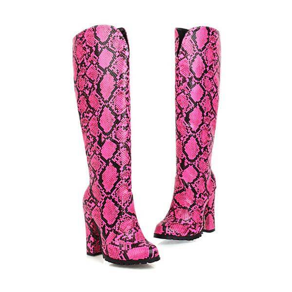Snake Print Boots Isis | Snake Fashion™