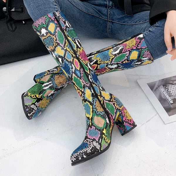 Snake-Print-Boots-Venom-heels