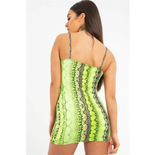 Snake Print Dress Glamour | Snake Fashion Pink / M Snake Print Dress Glamour | Snake Fashion Pink / M