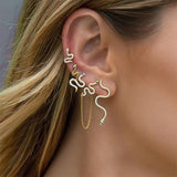 Snake-Tragus-Earring-model