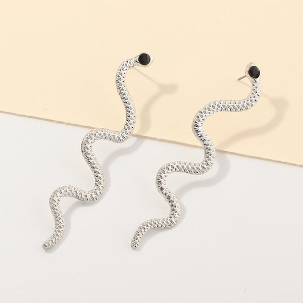 Volusa-Snake-Earrings-silver