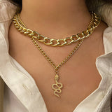 White-Gold-Snake-Chain-Necklace-woman